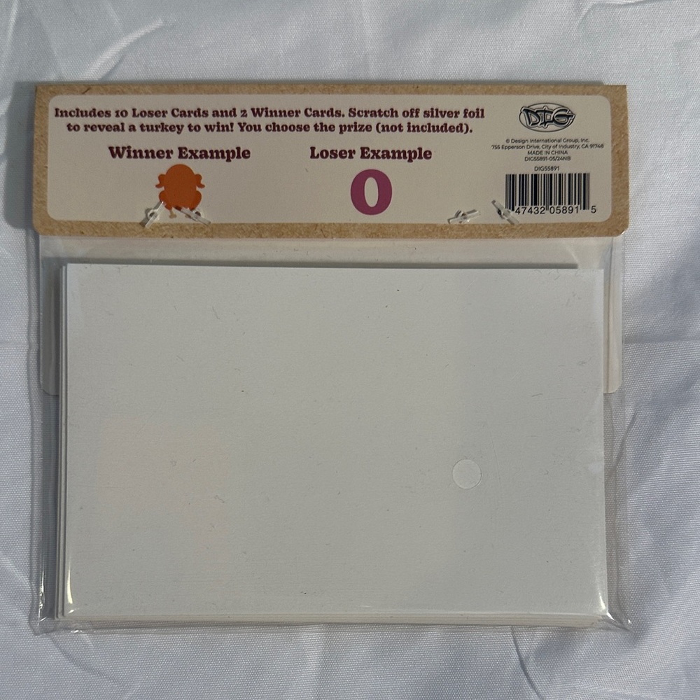 Thanksgiving Scratch Off Game Cards – 4 Packs (48 Cards Total) - Picture 2 of 3
